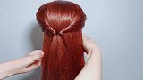 天气太热，还是这样扎头发最凉爽，简单大方