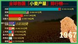 世界第一大粮食作物小麦，养活无数地球人，各国小麦产量排行榜