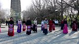 青花瓷老师领舞《北京的金山上》红歌红舞，美的享受