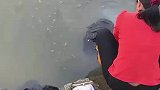 钓友想问问，大姐你在洗什么衣服