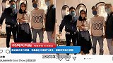 霍启刚夫妻共赏剧，郭晶晶白衣黑裙气质佳，眉眼带笑端庄优雅