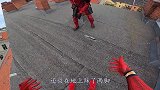 跑酷蜘蛛侠大战死侍，第一视角上演追逐，全程超精彩！