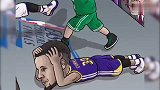 篮球-17年-东西决赛四队同聚拳台 漫画呈现当家球星众生相-新闻