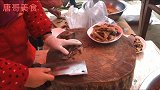 凤阳农村大席四口柴火大锅同时烧，鸡鱼肉蛋全有尤其红烧肉最好吃
