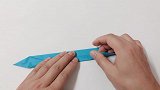 可爱的眼镜蛇折纸，做法简单，2分钟做好，像真的一样