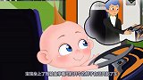 宝宝跟随消防车去救火，看到人手不够用魔法变出四个自己！