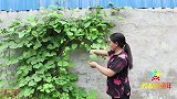 妈妈用桃红给欢欢姐妹俩包指甲，没想欢欢竟光脚丫去炫耀，太逗了