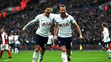 北伦敦德比热刺五佳球：阿里贝巴对飙 凯恩独领风骚