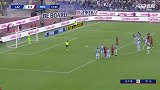 第17分钟罗马球员科拉罗夫点球进球 拉齐奥0-1罗马