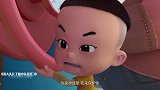 大头儿子：大怪物来了，大家赶快逃啊，这有什么鬼