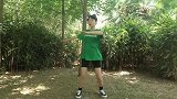 每天原地扭腰画半圆60次，140瘦到98，腰一天比一天细
