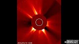 2012年7月13日SOHO图像许多的不明物体和彗星