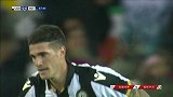 第38分钟乌迪内斯球员曼德拉戈拉射门