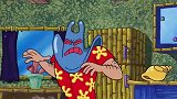 海绵宝宝第11季海超人和派大星大战魔魟，把章鱼哥的房子拆了!
