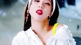 金智秀豹纹造型这个造型有点浪费美女的脸蛋啊