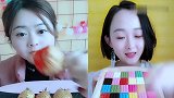 美女直播吃金色草莓，看着真过瘾，是我向往的生活