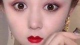 美女现场卸妆，没卸妆之前好像赵丽颖！