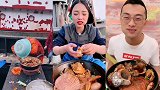 美食合集，吃货直播吃海螺，胃口不小啊，第394节