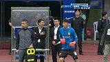 门柱横梁齐帮忙！谭天澄绝杀单刀被横梁无情拒绝