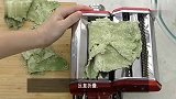 「烘焙教程」教你自制手工菠菜面条，包含各式面条家常做法