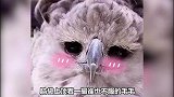 它是最大的猛禽之一，拥有最完美的侧颜，最沙雕的正脸，哈哈哈