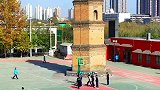 操场上的明朝古塔，距今已有400多年，至今无人敢动！