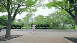 韩美女唯美滑板秀 街头靓丽的风景线
