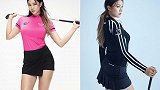 魅惑体坛-身材火辣球技一流 韩国明星高尔夫球手刘妍珠