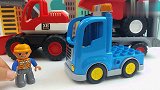 大卡车车厢去哪了，大颗粒乐高积木玩具车