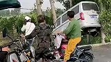 女司机神操作，这车要起飞