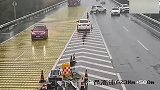 高速突然刹车，比亚迪当场表演180度漂移完美避开，这车技真牛