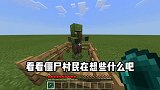 我的世界：进入僵尸村民大脑，都变成僵尸了还想着绿宝石！