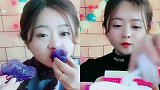 美女直播吃键盘汉堡,各种口味任意选,是我向往的生活！
