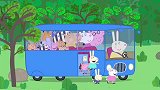 小猪佩奇：弗雷迪找到一颗蛋，打开一看，里面竟是一块蛋糕！