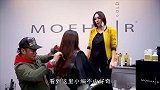 小姐姐尝试火烧头发，烧完后表情很真实了，头发少的不敢尝试