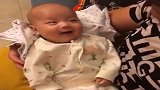奶奶和宝宝唠嗑，奶奶一句宝宝答应一句，太可爱了！
