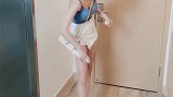 我腿比较短 相对没这么费防晒