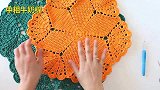 拼盘毛线垫，外观数一数二，编织难度只要2星