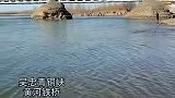 黄河流域吴忠段，开春时的黄河水格外清澈。
