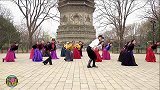 北京玲珑舞蹈队和英雄共舞《卓玛央金》，真棒！