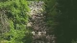 有声音的石头堆。