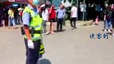 最萌小警察，6月8日，湖南长沙三岁孩子生日当天跟交警爸爸护考，爸爸：让他提前感受考场氛围 高考   萌娃