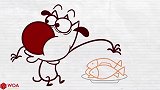 铅笔动画：小狗把气球吹爆了