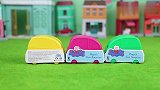 小猪佩奇：惊喜车拆箱 拆到了超酷的骑士乔治