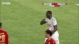 辽足最后时刻扳回一球 穆伦加高高跃起头槌入网