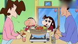 蜡笔小新：小新一家烹饪的什锦火锅，小爱吃上瘾