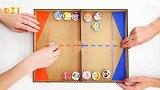 创意手工DIY，桌球小游戏的制作方法！