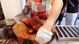 街头美食，真正快刀手，四十几秒斩一只烧鸭