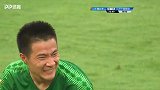 巴坎布前插左路精准回传 吕鹏迎球怒射稍稍偏出