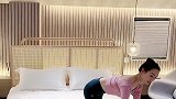 女生千万不要做这个动作，因为能无痛开胯，清理排除腹股沟长期堆积的D素，皮肤变好了，腿直了细了！